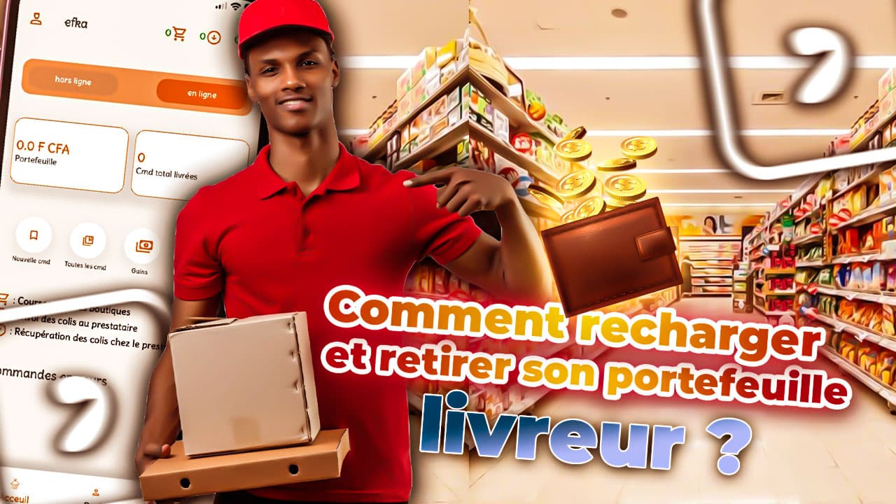 Comment recharger et retirer son portefeuille livreur ?
